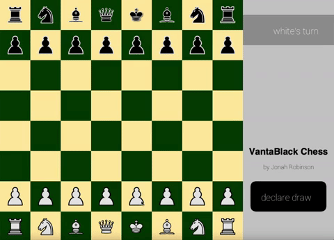 Vanta Black Chess